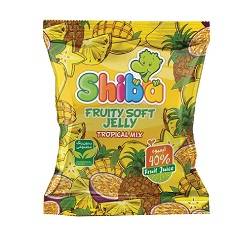 سافت جلی آبمیوه ها با طعم میوه های گرمسیری